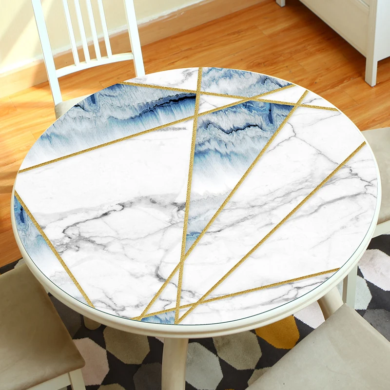 Высококлассная Европейская круглая скатерть водостойкая термостойкая