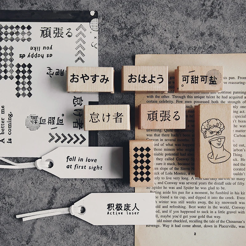 

Vintage Gypsum series wooden rubber stamps for scrapbooking stationery DIY scrapbooking wooden stamp