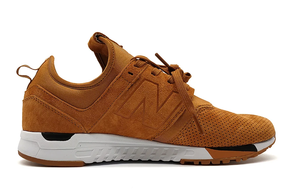 New Balance Nb247 мужские воздухопроницаемые кроссовки для бега бадминтон обувь коричневый новое поступление