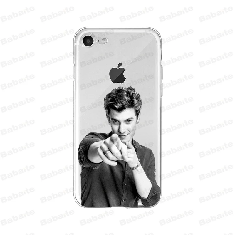 Чехол для мобильного телефона Babaite Shawn Mendes DIY с рисунком чехол Apple iPhone 7 8 6 6S Plus X XS MAX 5