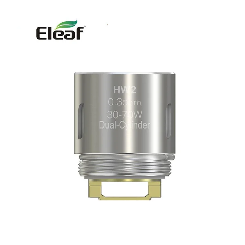 Оригинальные катушки Eleaf HW HW1 50 шт./лот одна SS316L 0 2 Ом/HW2 двойной цилиндр 3 Ом головка