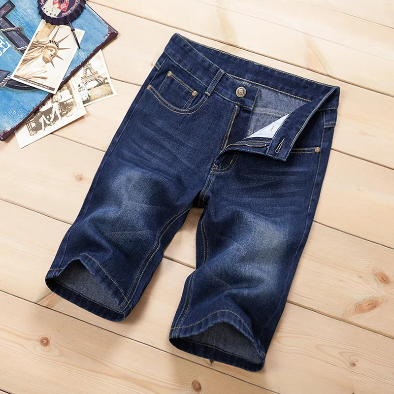 

2018 Summer Denim Shorts Male Jeans Men Jean Shorts Mens Board Shorts Plus Size Casual Cotton Straight Trousers Wholesale Hot