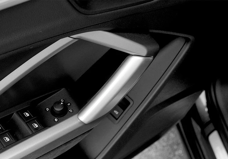 Подходит для Audi Q3 F3 автомобильный Стайлинг Автомобильная дверь ABS Ручка стикер для выемки защитные полоски 4 шт авто аксессуары