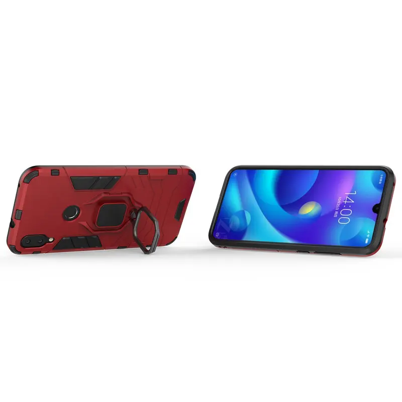Бронированный противоударный чехол для Xiaomi Mi Play 3D Shield PC + силиконовый телефона