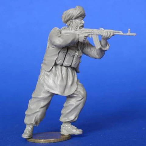 

1/35 Муджахеддин с AK-74. Набор из смолы, солдаты GK, военная тема сцены времен Второй мировой войны, без покрытия, без цвета