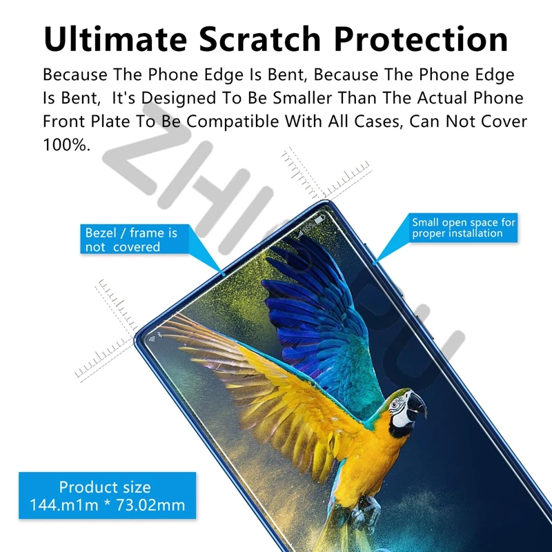 2 шт./лот 2.5D 0 26 мм 9H Премиум Закаленное стекло для Elephone S8 6 дюймов Защитная пленка