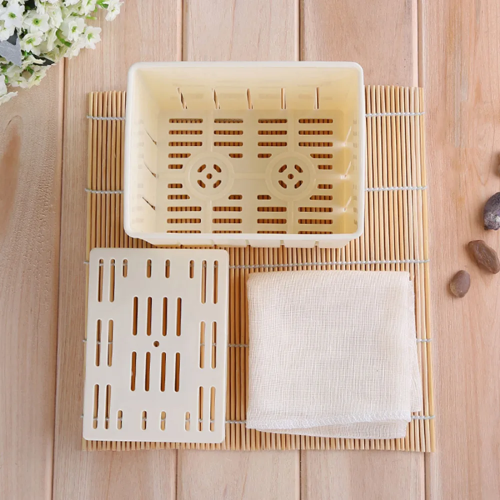 HYUUGA DIY Пластиковые формы Toufu форма для домашнего изготовления формы для приготовления соевого творога тофу форма для приготовления сыра с тканью кухонный инструмент для приготовления пищи