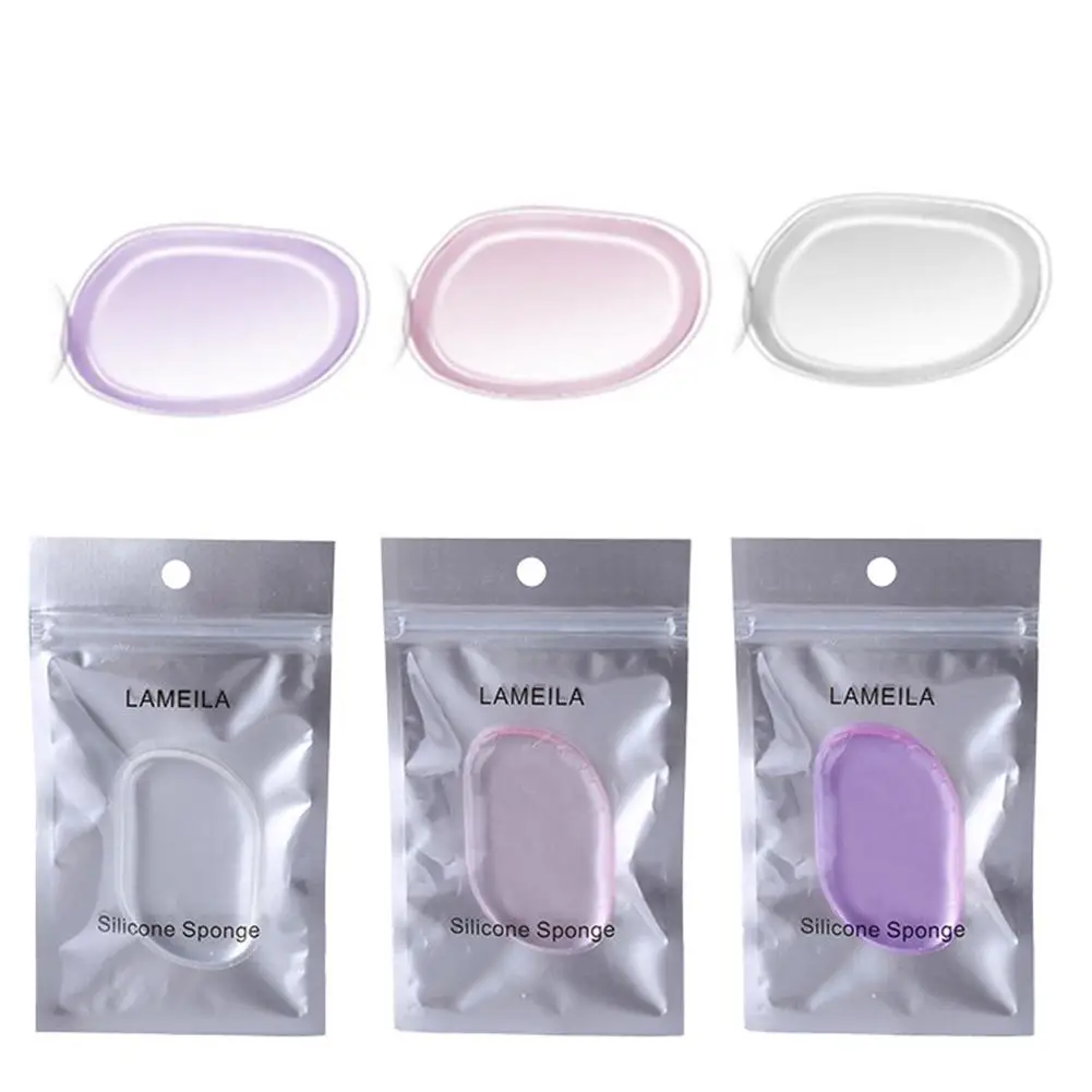 DSstyles Макияж инструмент в форме листа желе силиконовые затяжки прозрачный