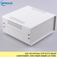 BDA40004(W140)-A1 Железный корпус для электроники diy корпус для инструментов корпус для проекта железная электрическая распределительная коробка 150*140*70 мм BDA40004(W140 - Цвет: BDA40004(W140)-A1