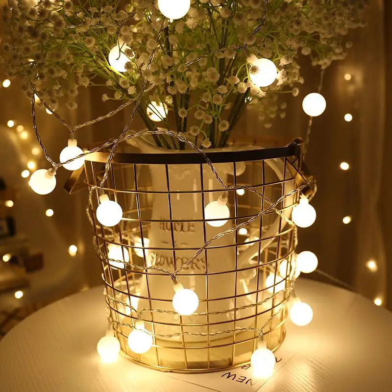 Фея Led Luminaria 4 м 40 светодиодов вишневые шары гирлянды на батарейках гирлянда