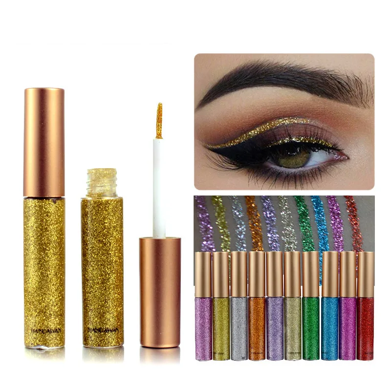 Channy Shimmer Блеск подводка для глаз составляют легко носить водостойкий пигмент