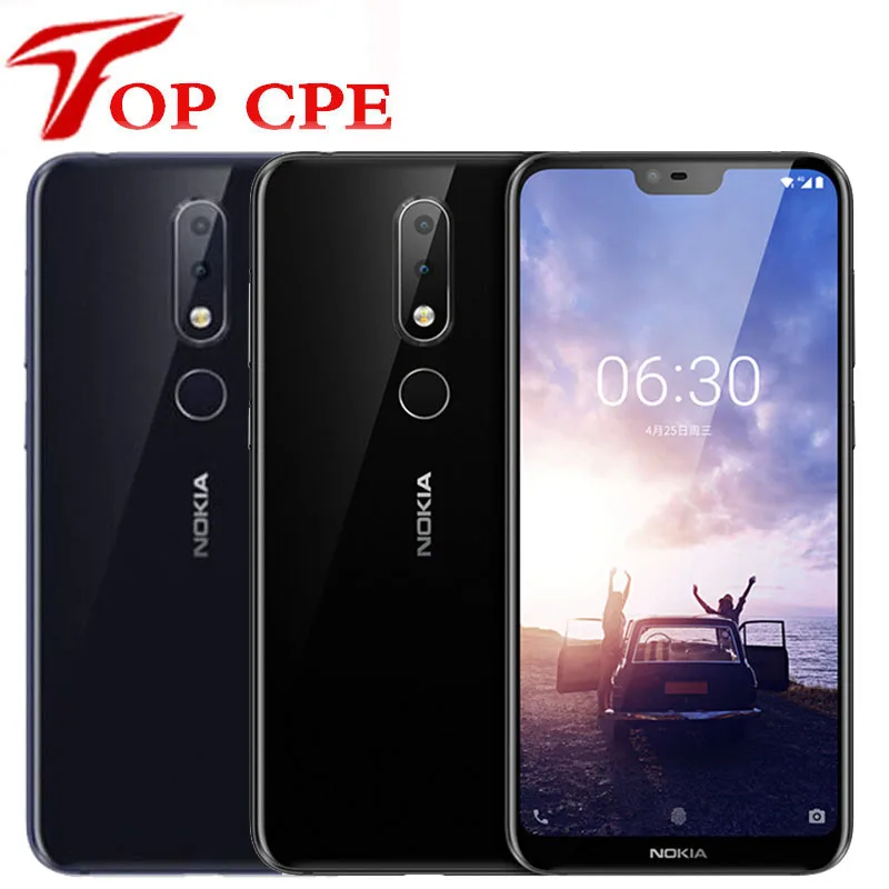 Оригинальный смартфон Nokia X6 на базе Android 5 8 дюймовый экран 18:9 Восьмиядерный