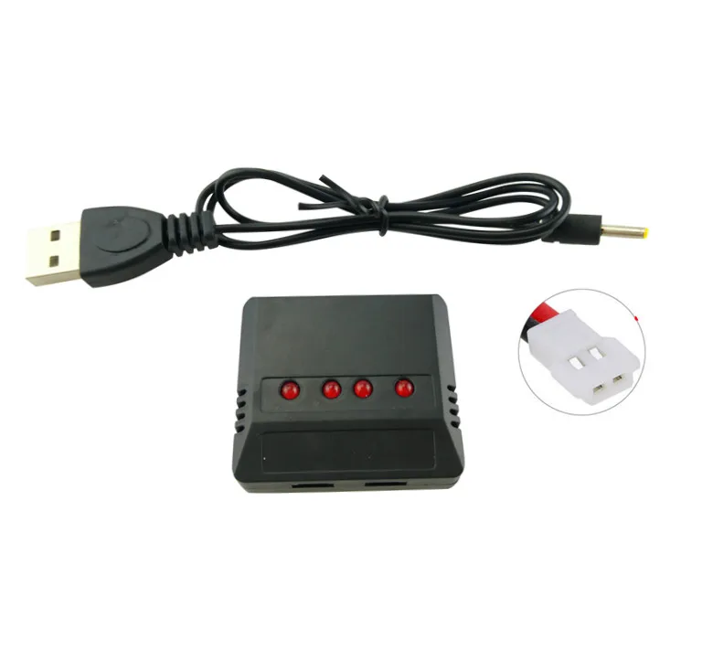 Аккумулятор 3 7 в 800 мАч 4 шт. + зарядное устройство USB для Syma X5C X5S X5SW X55 H5C обновленные