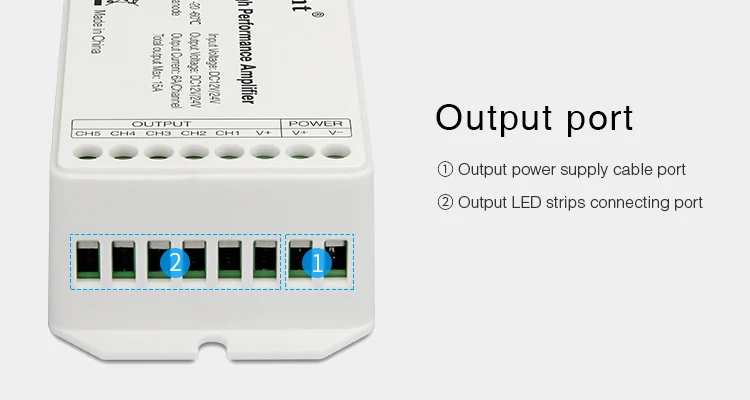 Ми свет PA5 DC12V-24V 15A 5-канальный высокое усилитель мощности контроллер серии и все ШИМ Тип светодиодный контроллер для светодиодный полосы