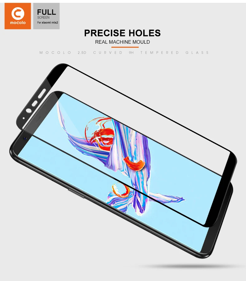 Защитное стекло Mocolo для экрана 2 шт./лот для Oneplus 5T 9H 2.5D полное покрытие закаленное стекло для Oneplus 5T 1+ 5T пленка стекло 6,01''