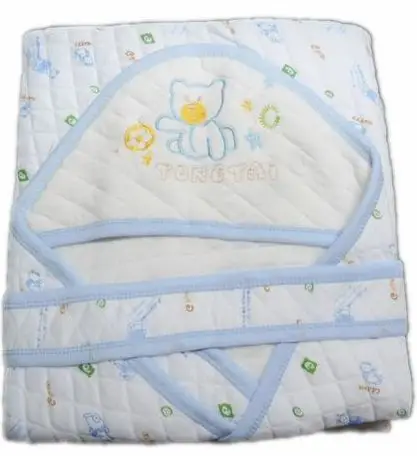 100% детское одеяло хлопок Мягкий Конверт для новорожденных bay и Пеленание