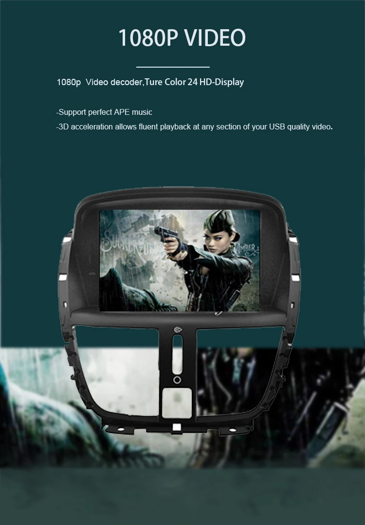 Android 9,1 1 Din Автомобильная магнитола для peugeot 207 2007-2011 2012 2013 Автомобильный мультимедийный плеер стерео gps навигации автомобиля DVD ips SD