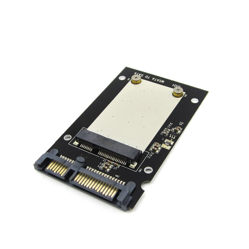 Новый 50 мм Маленькая плата mSATA SSD до 2 5 &quotSATA диск конвертер адаптер для Windows2000/XP/7/8/10