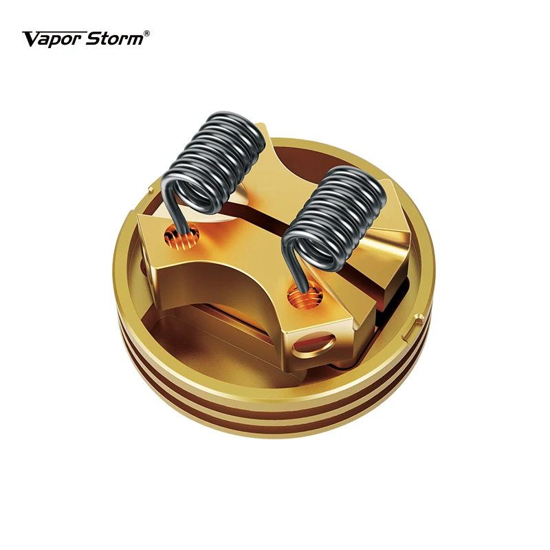Испаритель Vapor Storm Lion RDA 24 мм ХЛОПОК 510 нить двухъядерная катушка вейп уникальная