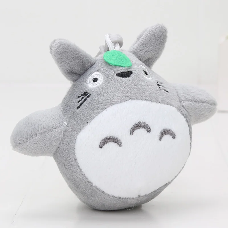 200 шт./лот 4 '✐ см японское аниме серого цвета Мой сосед Тоторо плюшевый брелок