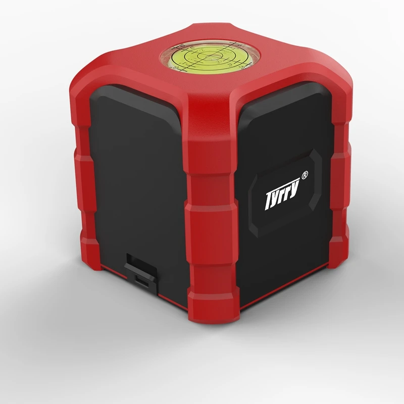 Портативный лазерный уровень 2 линии красный/зеленый самовыравнивающийся