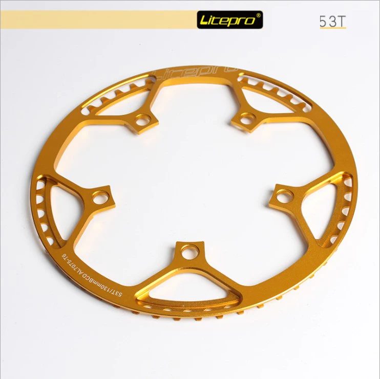 Сверхлегкая Звездочка для велосипеда Litepro 130 BCD 45t 47t 53t 56t 58T AL7075|bike crankset|bmx chainringbicycle