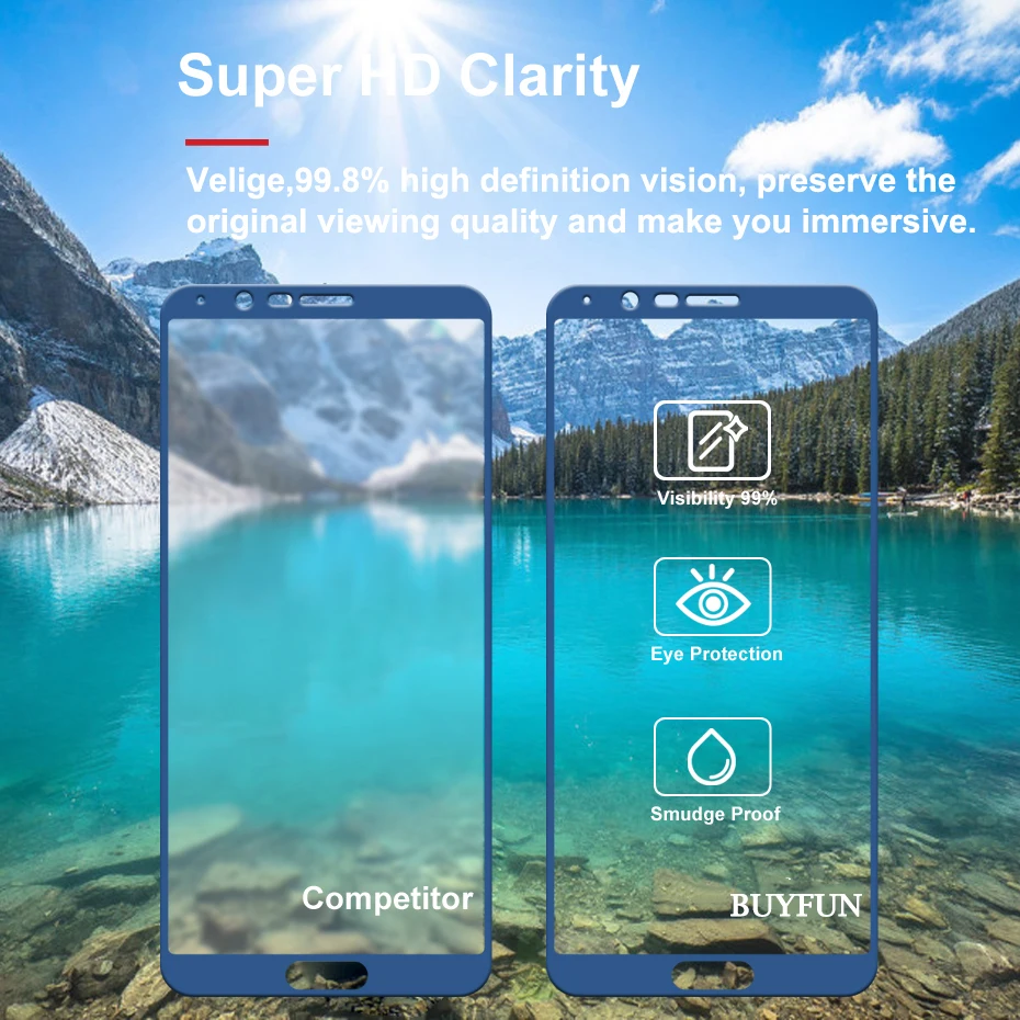 Закаленное стекло для huawei Honor View 10 Защита экрана 9 8 lite 7C Pro Защитное пленка |