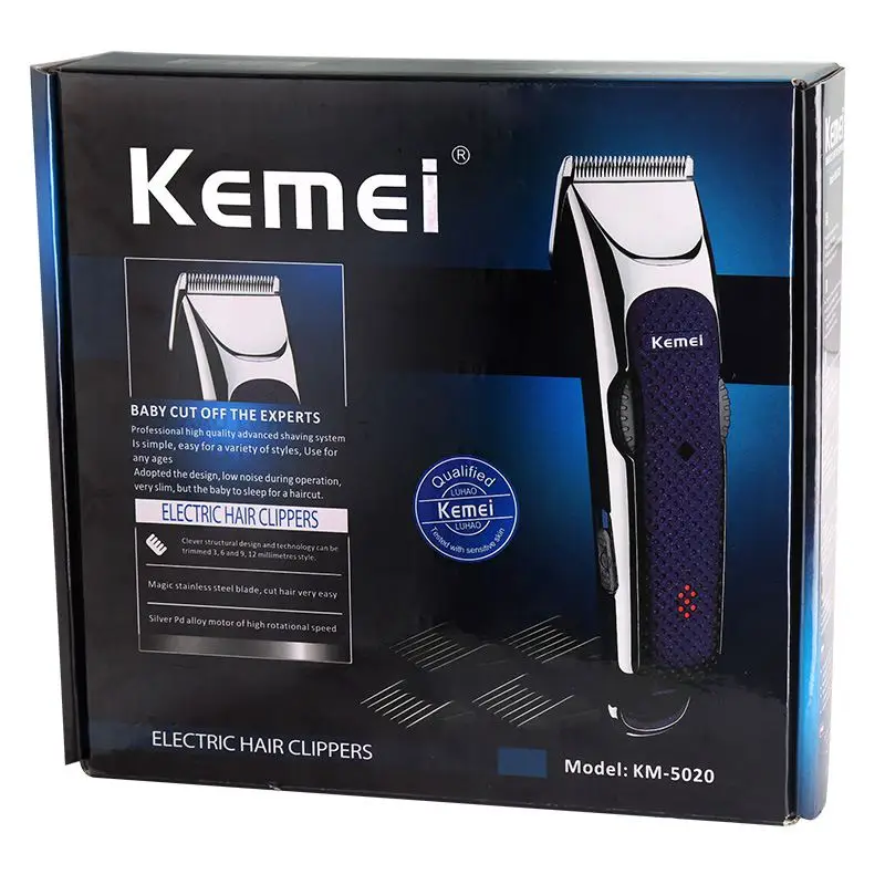Kemei KM 5020 перезаряжаемый триммер для волос Машинка стрижки электрический