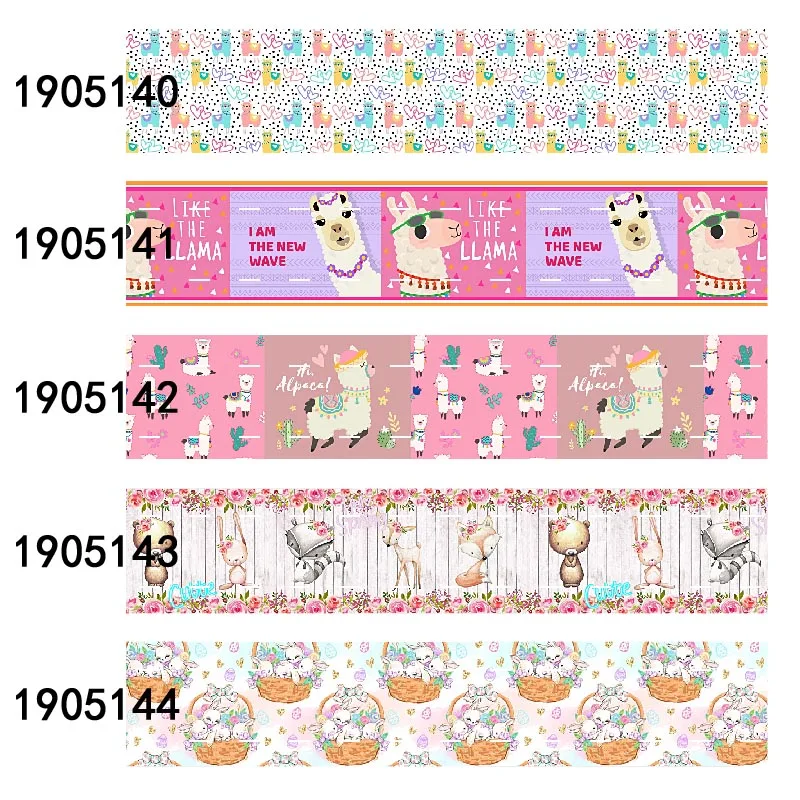 

Милый мультяшный персонаж Альпака и коала печатная корсажная лента и эластичная для детей повязки на голову