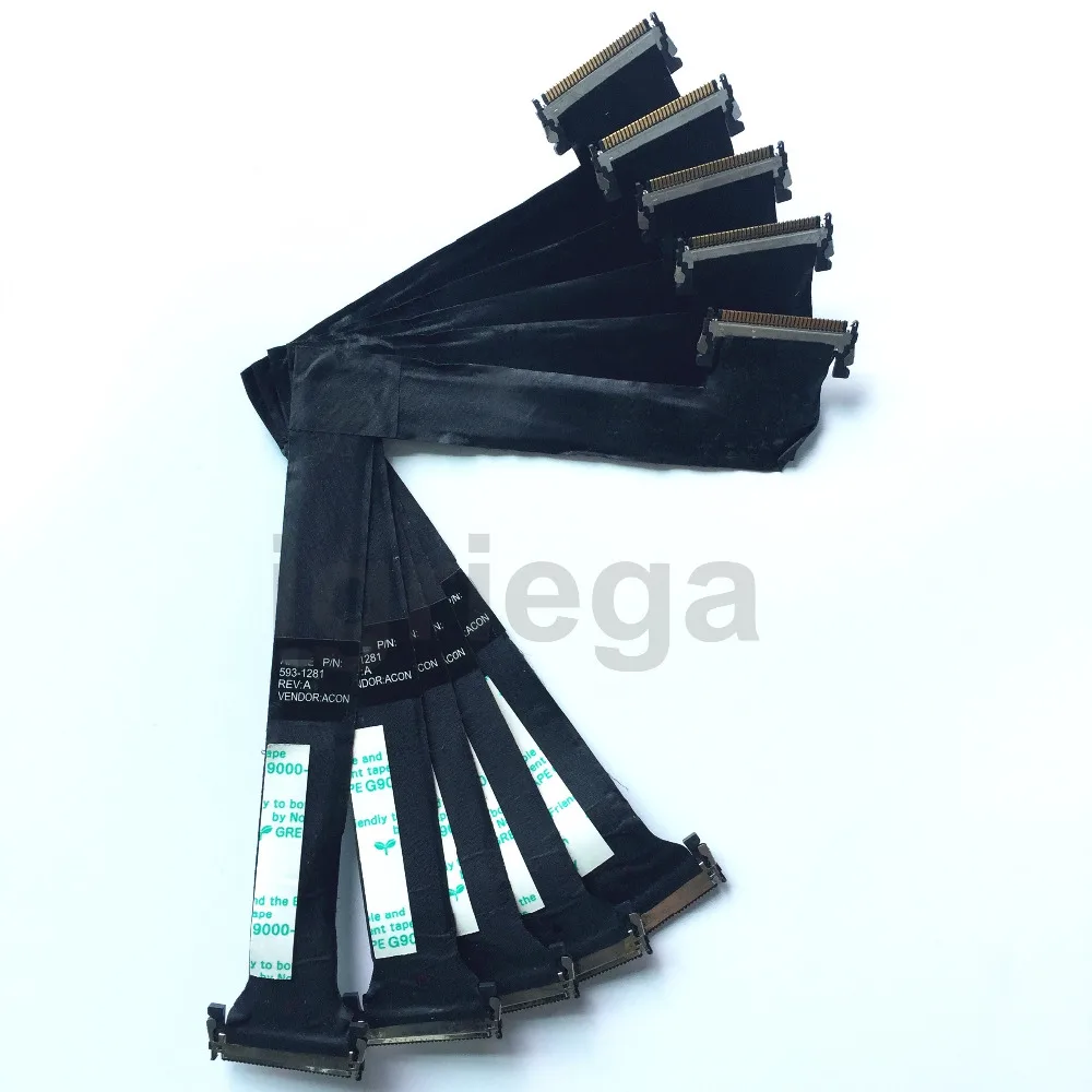 1 партия/5 шт. Оригинальный Новый ЖК кабель LVDS 593 1281 A Для iMac 27 дюймов A1312 2009 2010 922 9486|lot