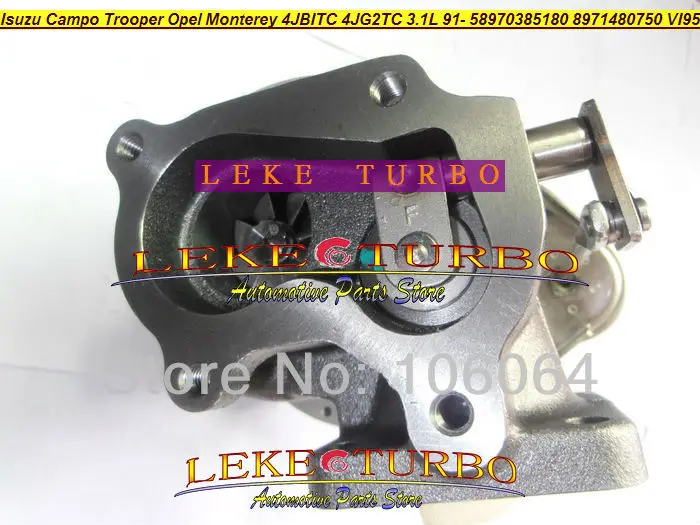 RHB5 VI95 8970385180 8970385181 ВА 180027 Турбокомпрессор для ISUZU Trooper Opel Monterey 4JB1T 4JB1TC 4JG2TC P756-TC 3.1L