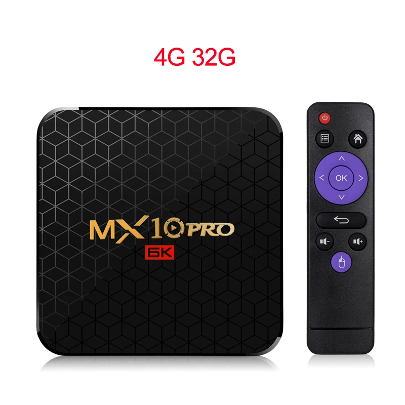 4G 32G XGODY 6K Smart Android 9,0 ТВ приставка MX10PRO 4 ГБ 32 ГБ/64 Гб Allwinner H6 четырехъядерный WiFi USB 3,0 HDMI 2,0 HDR ТВ приставка - Цвет: 4G 32G