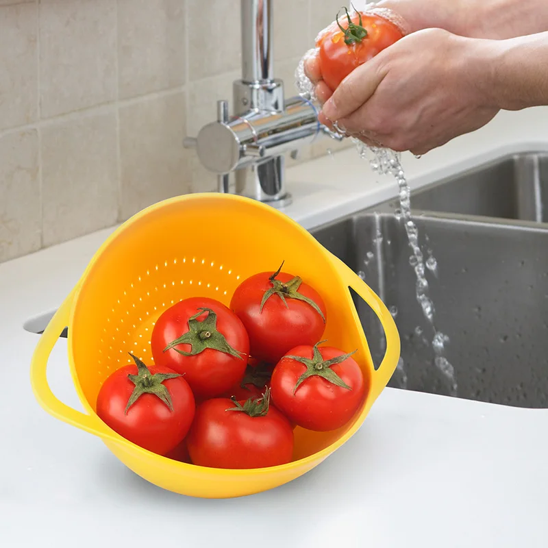 Корзина для овощей сито промывки риса вазу с фруктами фруктов в Кухня хорошее