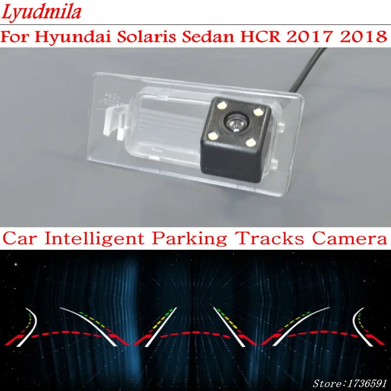 Автомобильная интеллектуальная парковочная камера для hyundai Solaris Sedan HCR /HD CCD камера заднего вида