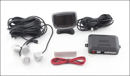 Система сигнализации bibibi с ЖК дисплеем 4 датчика парковки|reverse parking|backup radarcar lcd parking