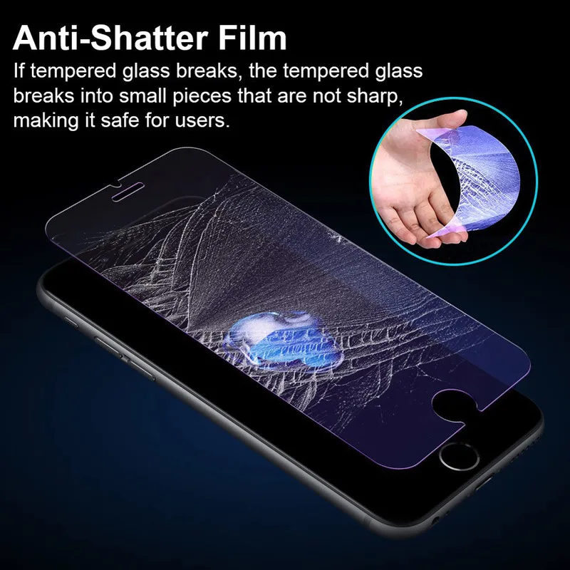Анти синий луч протектор экрана для Iphone 8 Plus 7 6 6S ультра тонкая защитная