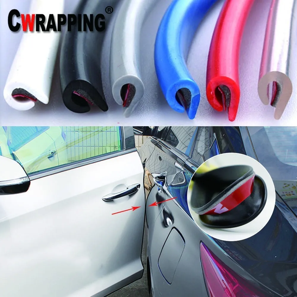 Лента Защитная для края автомобильной двери 5 м защитный молдинг устойчивая к