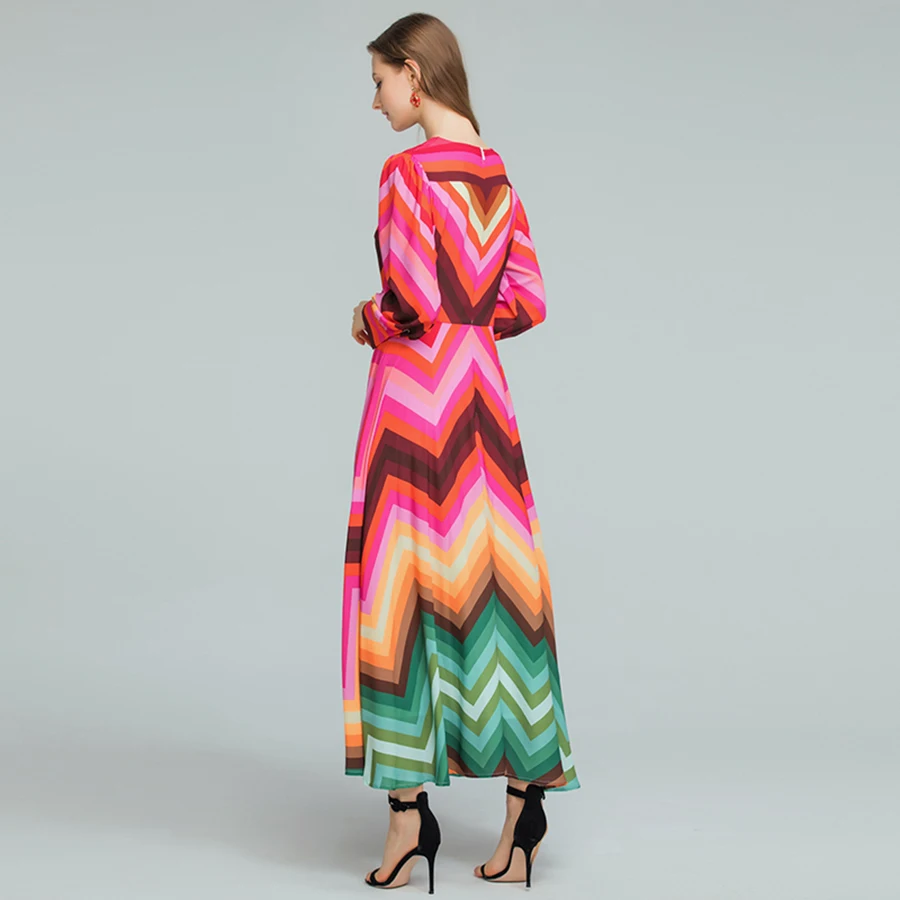 AELESEEN Boho платья 2021 Модное Новое подиумное Элегантное Длинное Летнее платье с