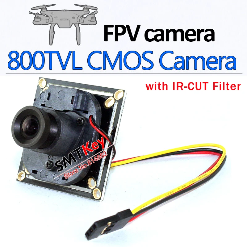 800tvl FPV камера с ИК фильтром мини Антенна доска кабельным подключением к