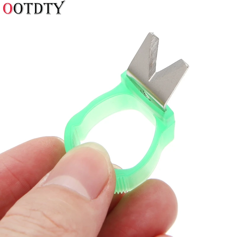 

OOTDTY Blade Cutting Scissors Rings Tomato Cucumber Grape Fruit Picking Garden Tools