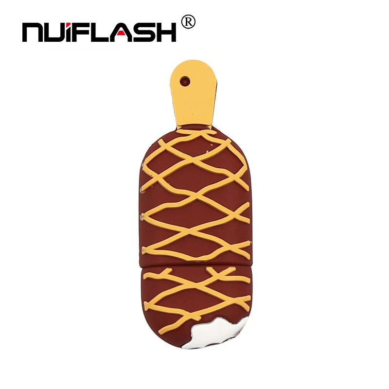 M2 Usb в виде мороженого флеш-накопитель 4 GB/8 GB/16 GB/32 GB/64 GB pendrive силиконовые usb флэш-память 2,0 накопитель мультфильм u диск - Цвет: M2