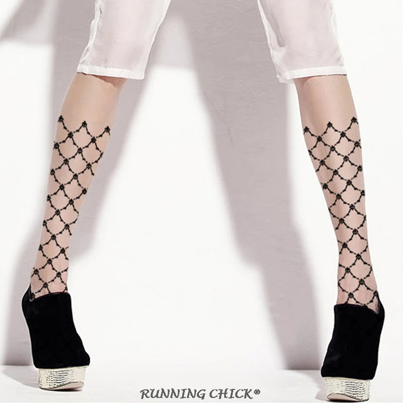 

Small Mesh 3d Print Tattoo Pantyhose Thin Summer Wholesales