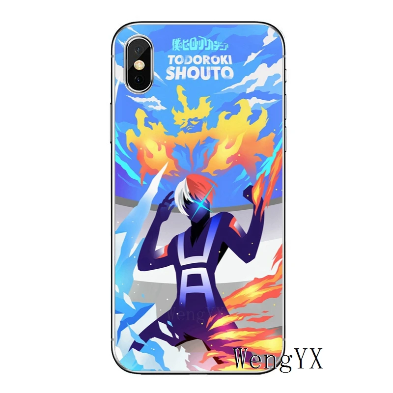 My Hero Academy шото Тодороки для iPhone X XR XS Max 8 7 6s 6 plus SE 5S 5c 5 4S 4 iPod Touch чехол мягкий чехол для телефона s - Цвет: shoto-Todoroki-A-09