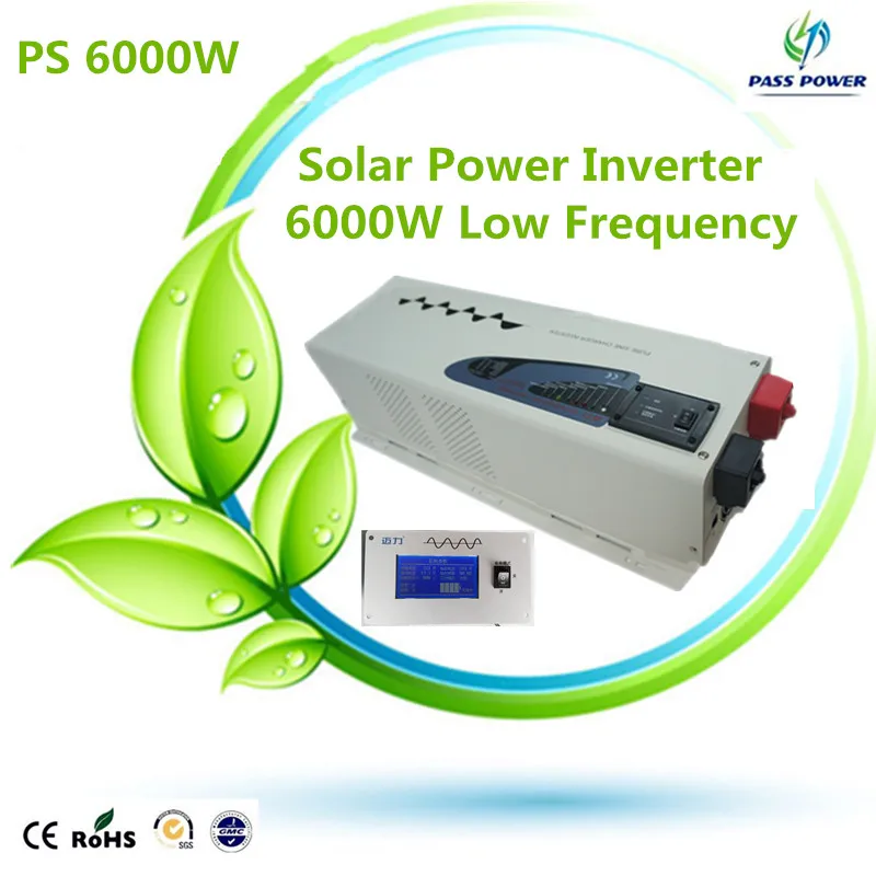 2016 Freee shipping UPS inverter DC/AC Off Grid Pure Sine Wave Low Frequency Inverter 6000W | Обустройство дома