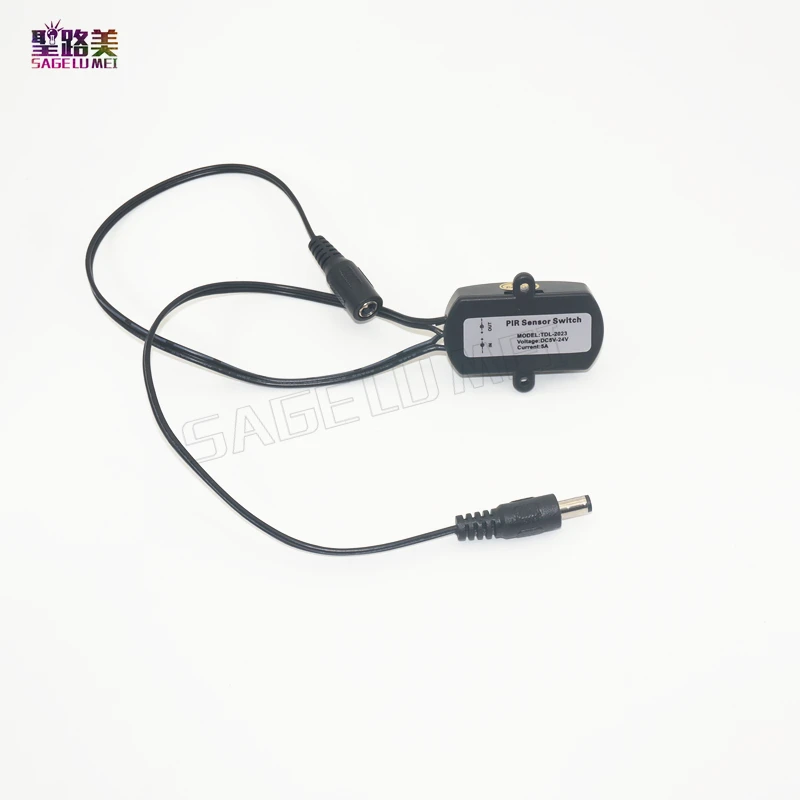 DC5-24V Мини PIR корпус инфракрасный датчик движения Сенсор детектор выключатель постоянного тока с вилкой для светодиодный полосы автоматический свет лампы 5A PIR контроллер