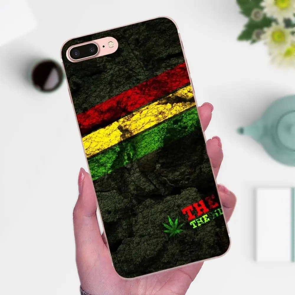 Мягкие чехлы для телефонов Galaxy J1 J2 J3 J330 J4 J5 J6 J7 J730 J8 2015 2016 2017 2018 mini Pro Bob Marleys Lion Rasta