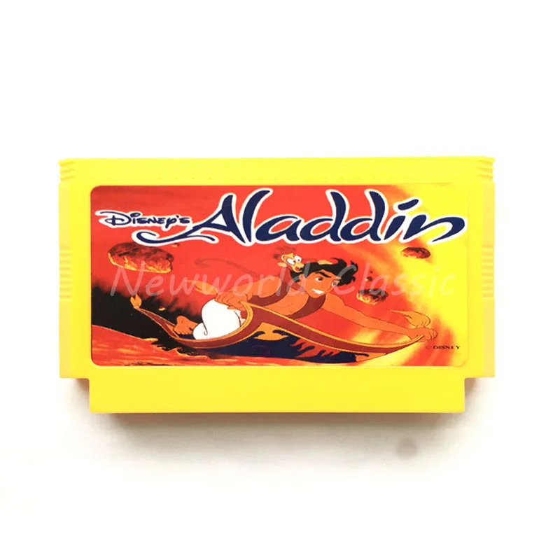 Aladdin for 60 PIN Cartridge Game Card For 8 Bit Game Player