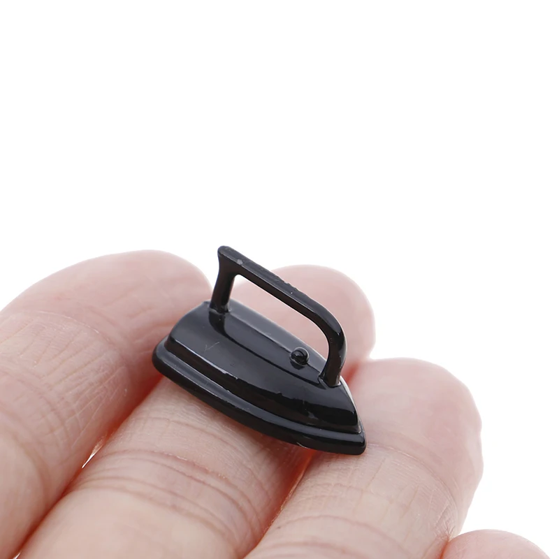 

1pc Cute mini Dollhouse Miniature Adornment an iron clothes Tool 20* 12mm Furniture Toys 1:12 scale