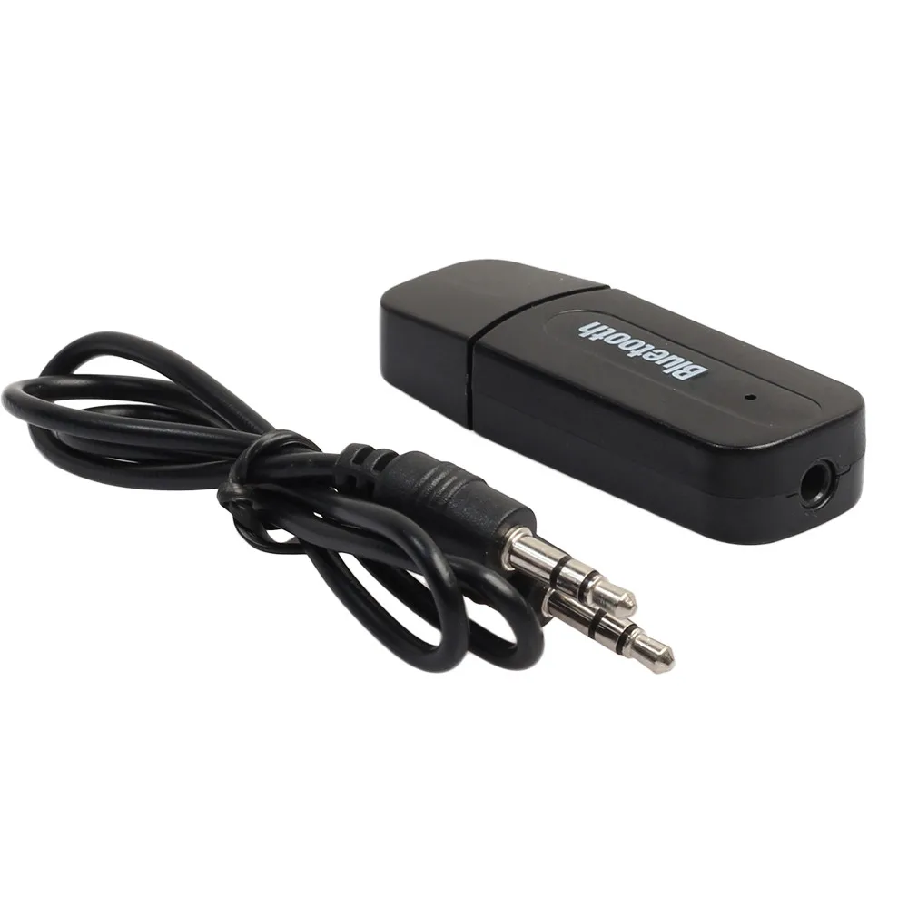 LANDFOX 2017 портативный 3 5 мм аудио беспроводной адаптер Bluetooth 2 1 + EDR USB AUX музыкальный