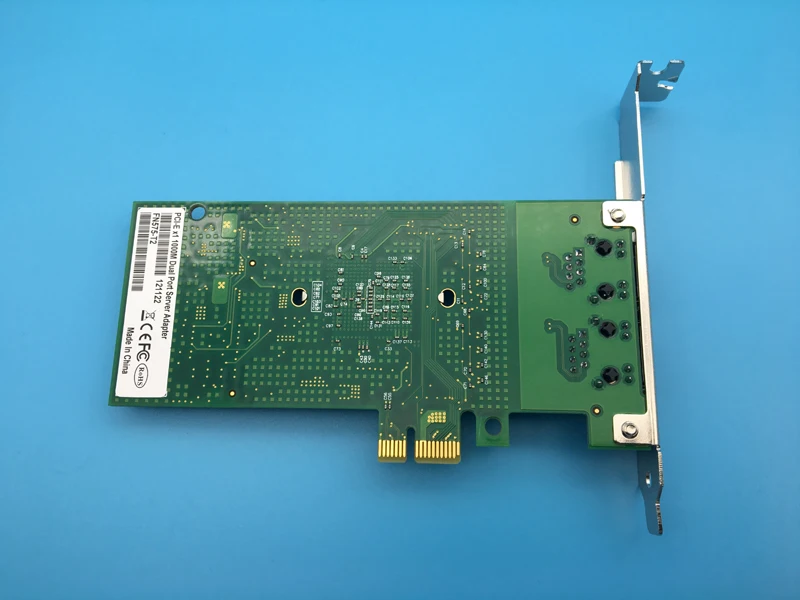 Сетевая карта Gigabit Ethernet с двумя портами PCI E x1 82576 адаптер сервера для агрегации/ROS